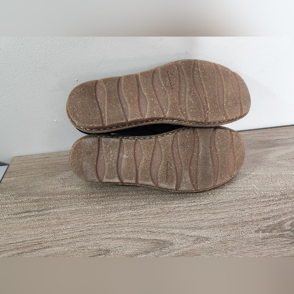 Clarks Black Suede Leathet Tamitha Aster Mary Jane Loafer - Picture 11 of 11